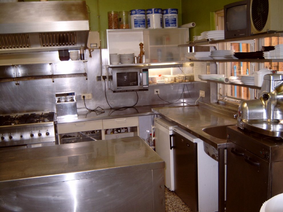 Dit is hoe we de keuken aantroffen